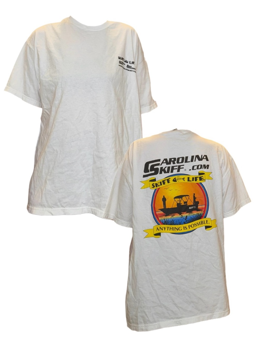 Carolina Skiff Skiff Life Anything is Possible Shirt